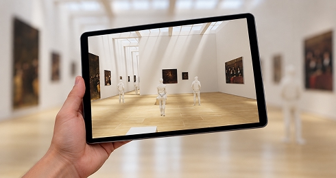 展示が終わっても、作品を見てもらう